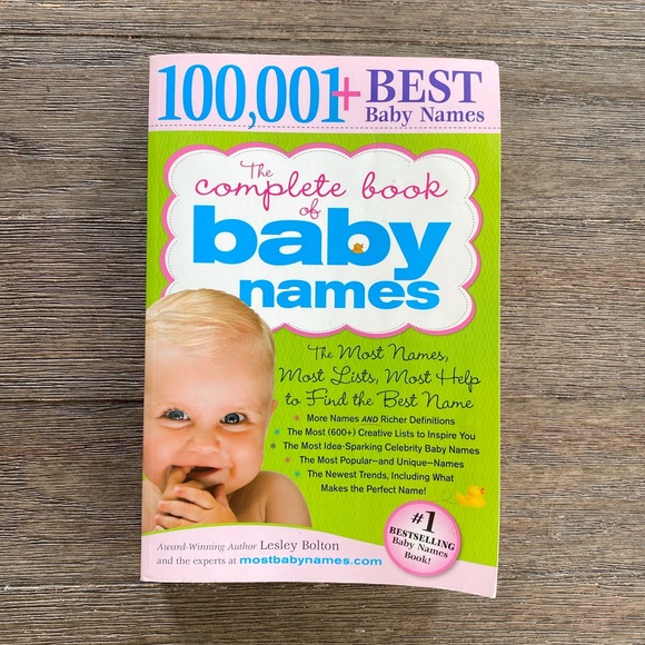 Other 42 The Complete Book Of Baby Names Poshmark